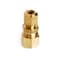 Homeplus+ ATC 3/8 in. Compression X 1/4 in. D Compression Yellow Brass Reducing Union 6JC120110701050 - alternate 2